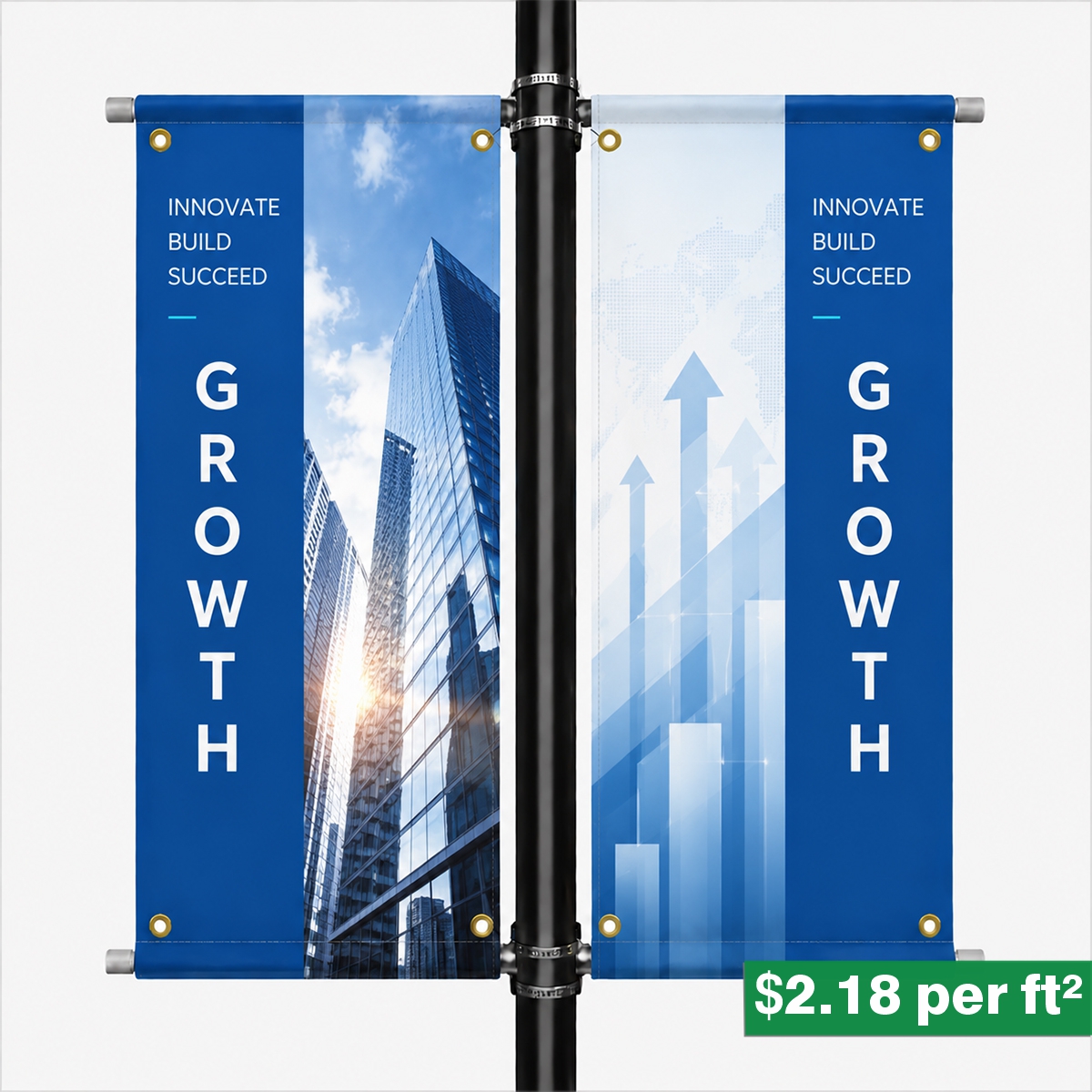 Double Sided 18oz Banner (Pole Banner)