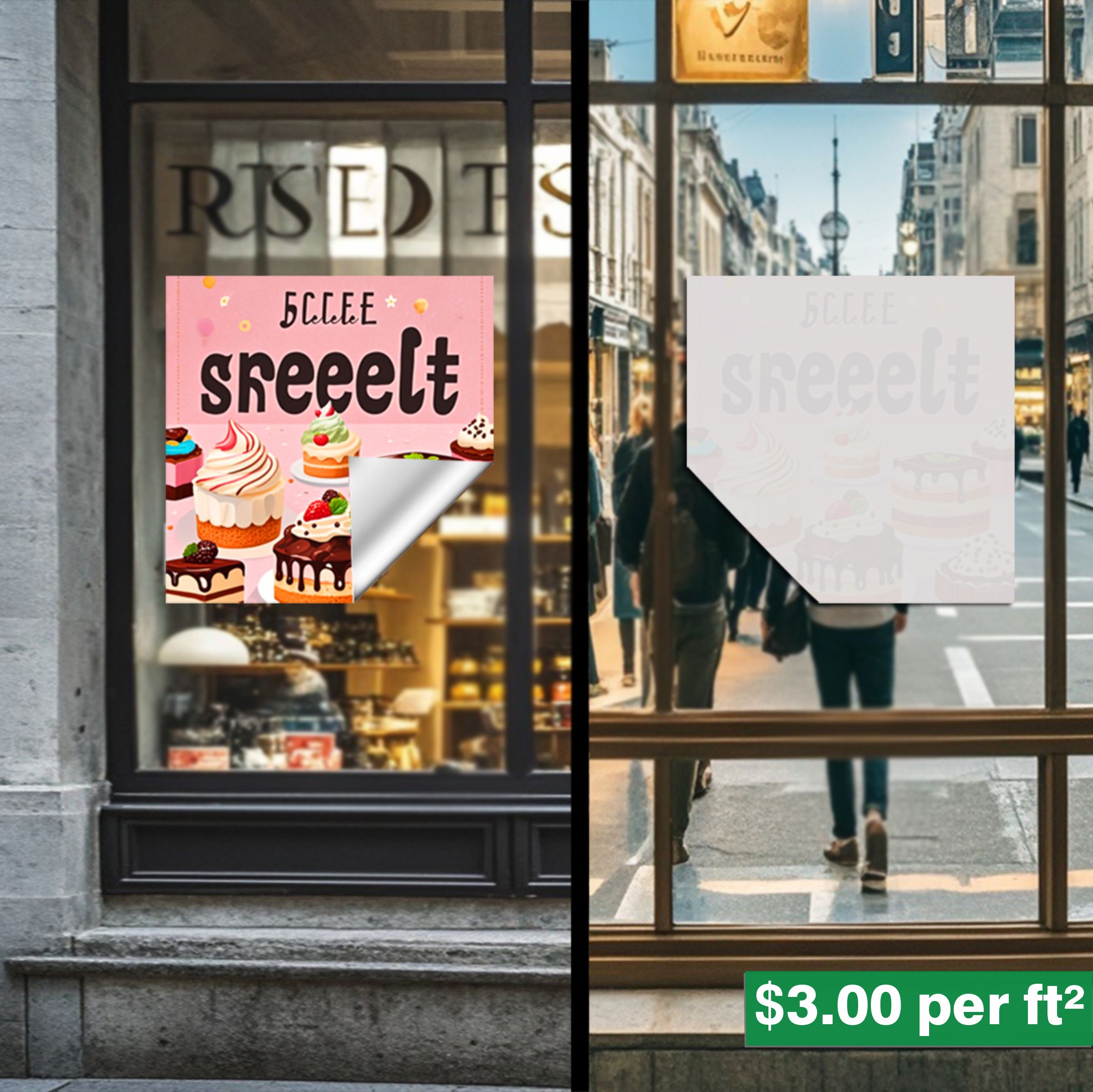 Premium Window Cling