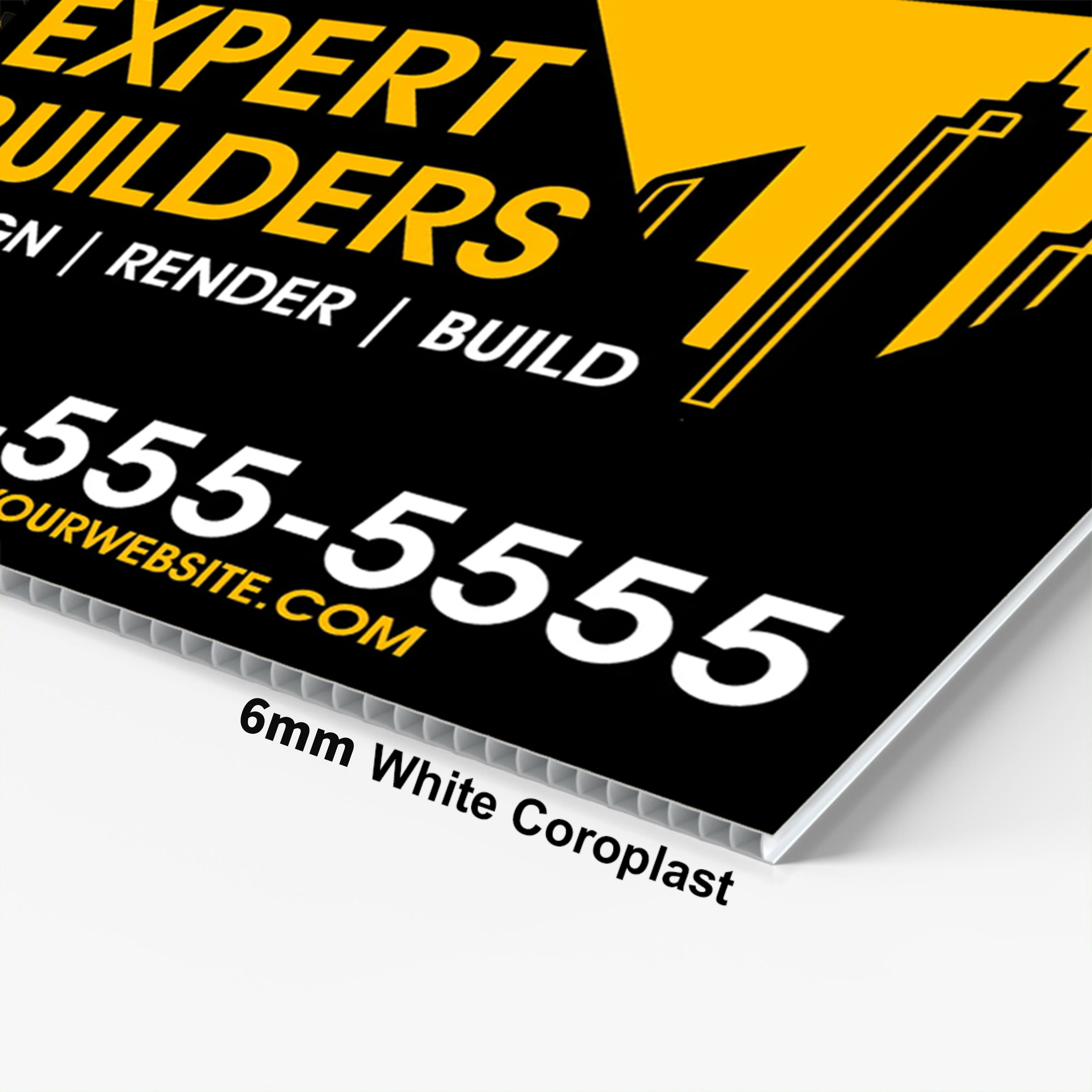 6mm Coroplast Signs