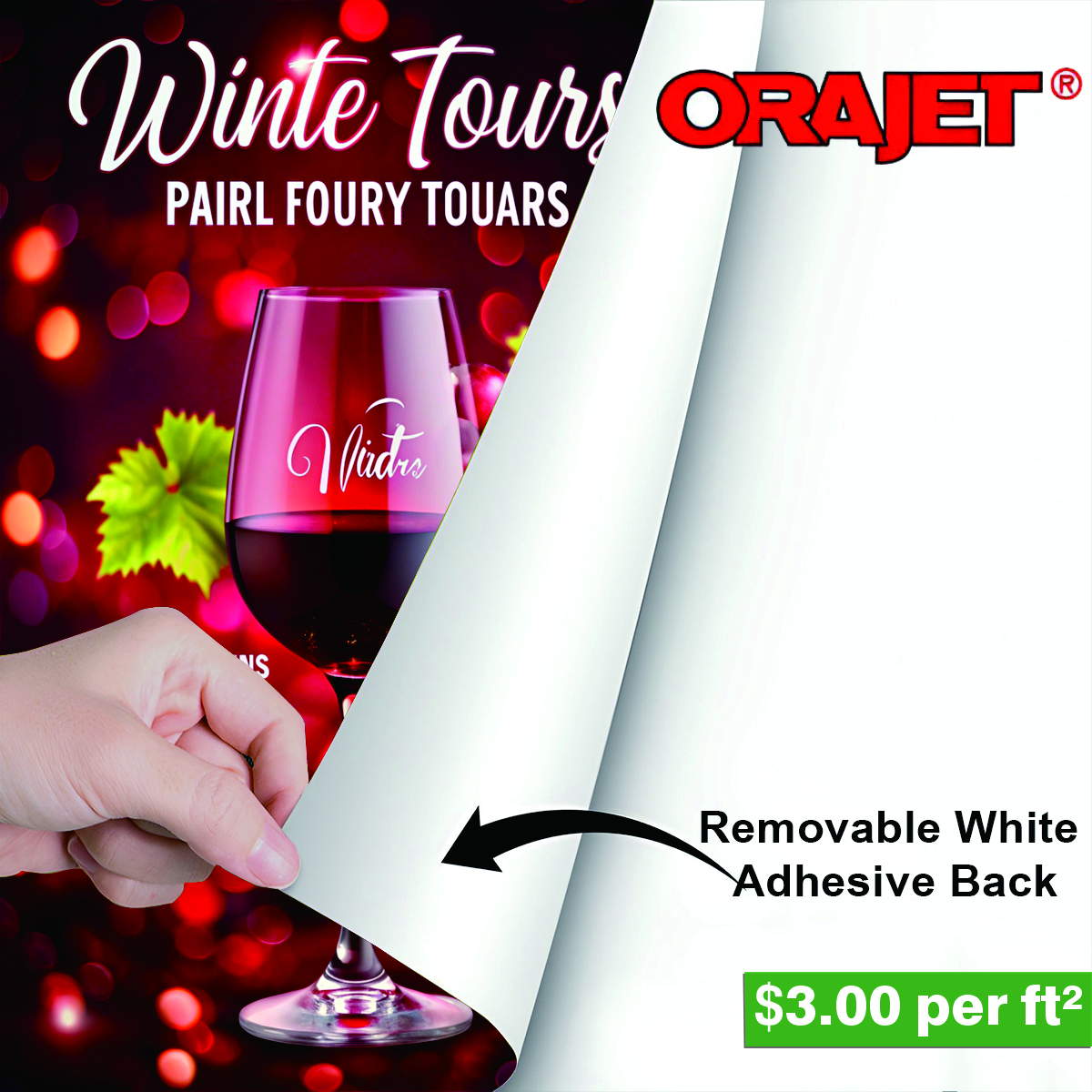 Oracal Adhesive Vinyl Lamination