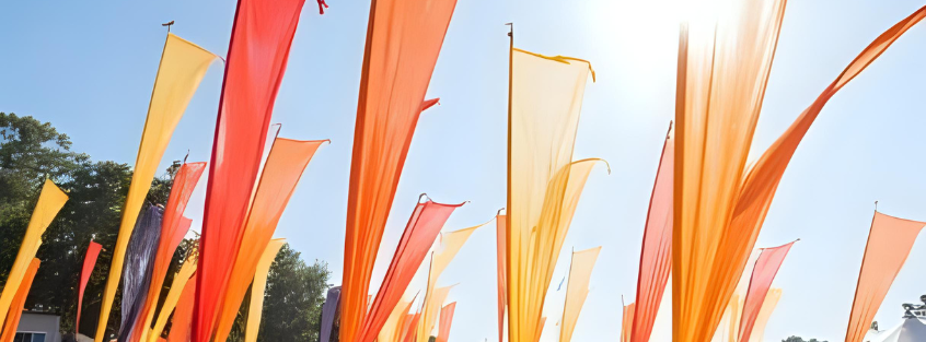 custom feather flag