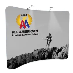 Curved Tension Fabric Display