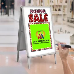 Custom Dry Erase A-frame