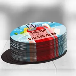 Oval Paper Stickers