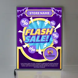 Wall Mount Display LED Light Bo