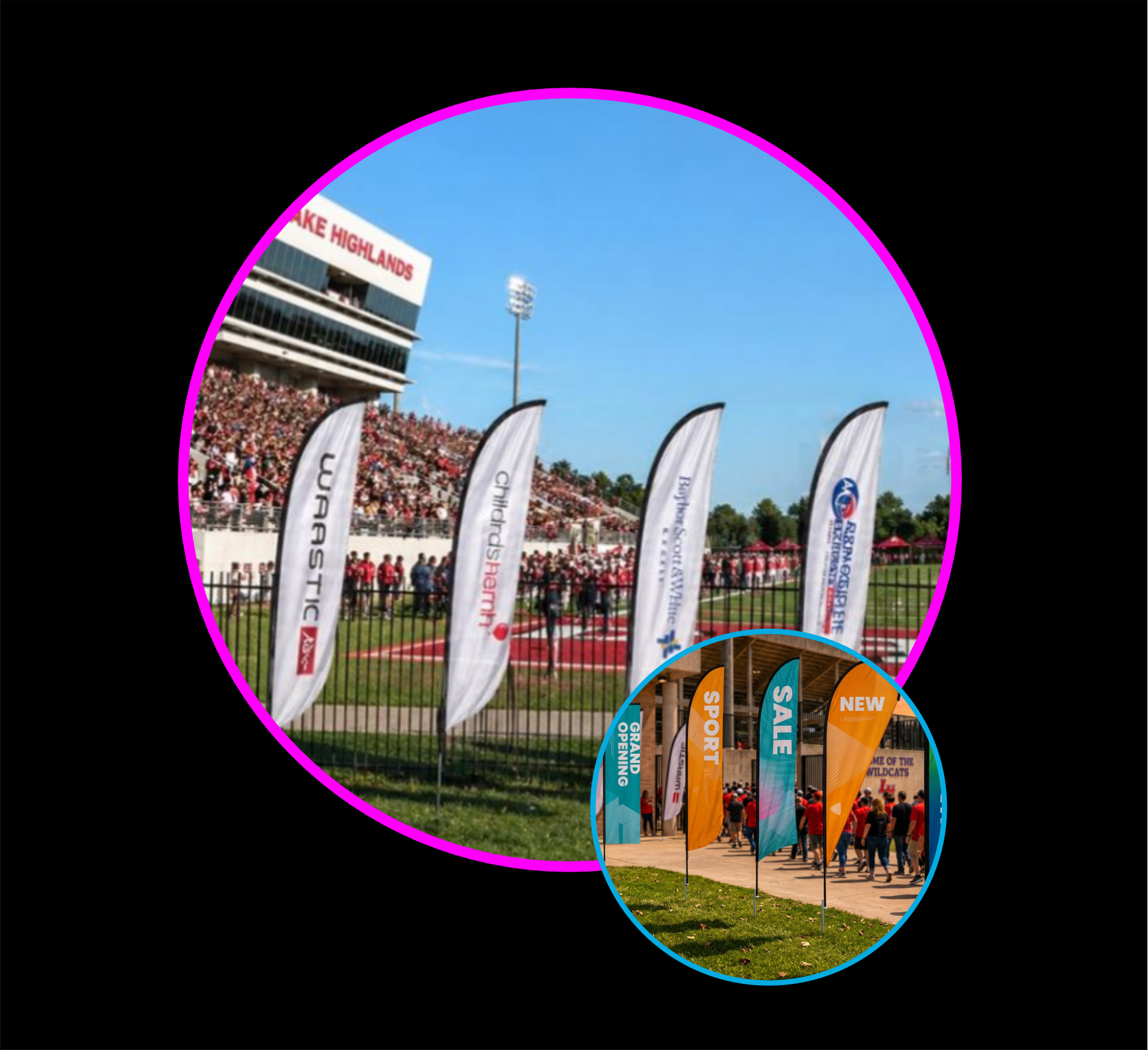 Stadium Mesh Banner Asset Slot