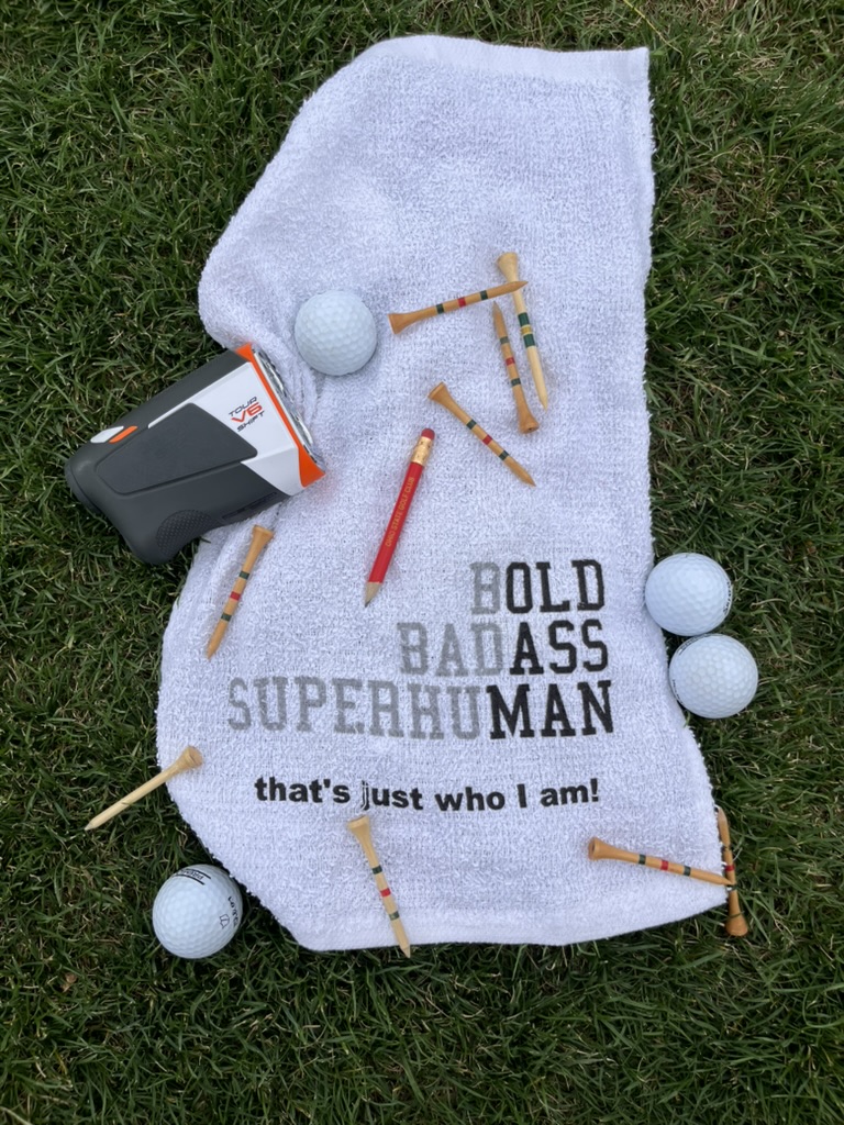 White Golf Towel