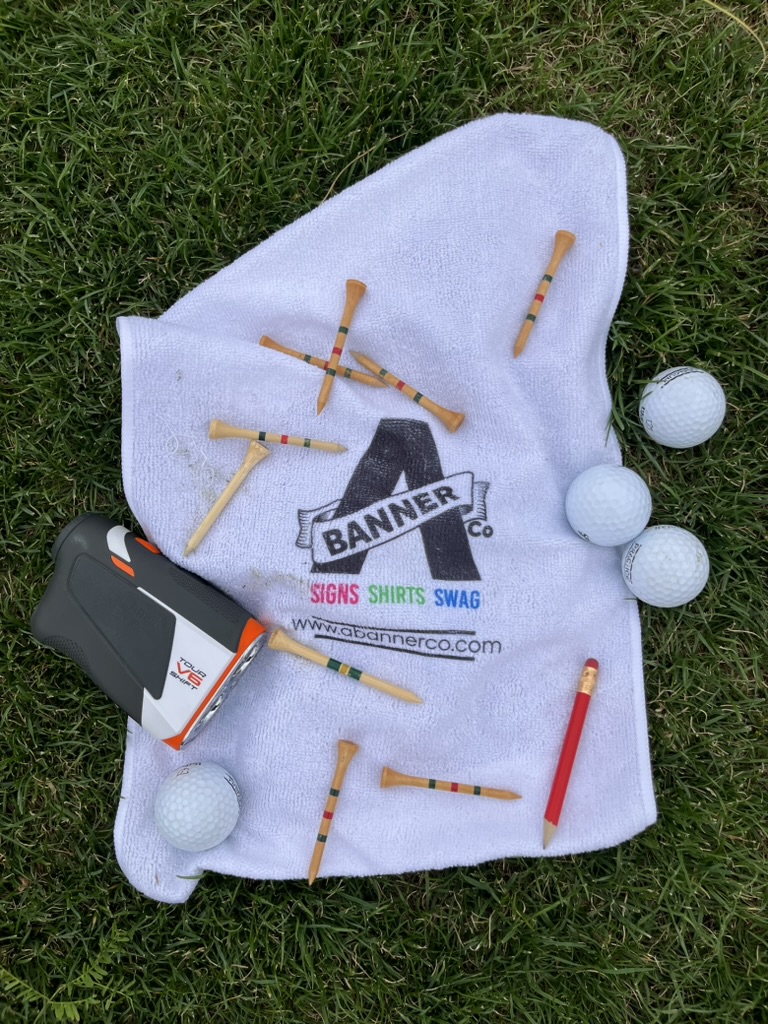 White Golf Towel 1