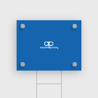 Grommet on each corner