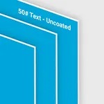 50# Text - Uncoated