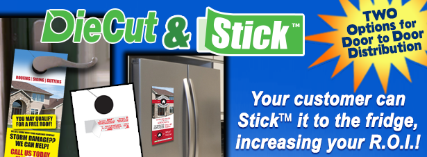 Door Hangers that Stick Stick Door Hangers for distribution