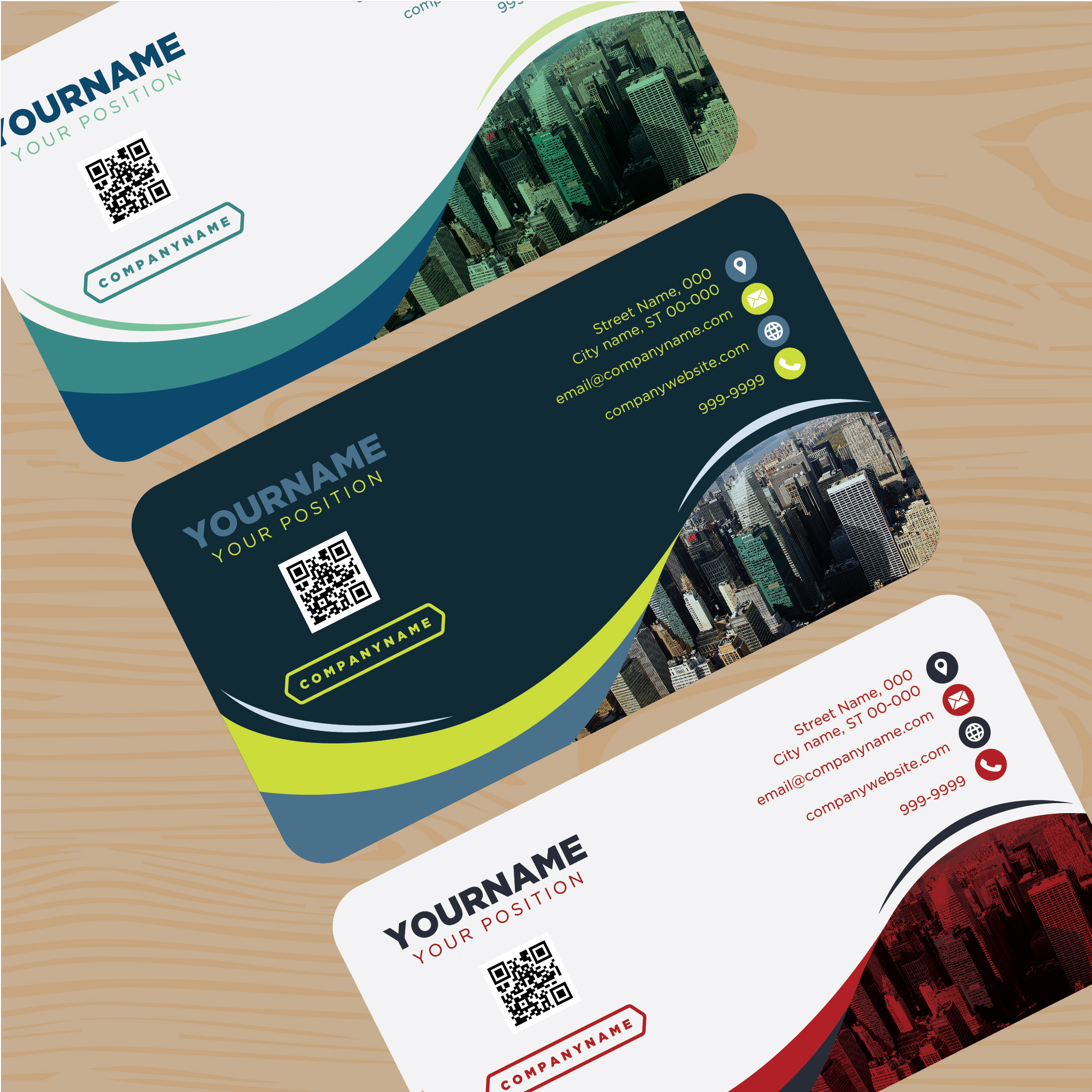 DEMO Business Cards: Round Corner