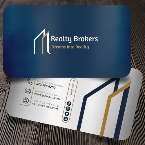 Business Cards: Aluminum