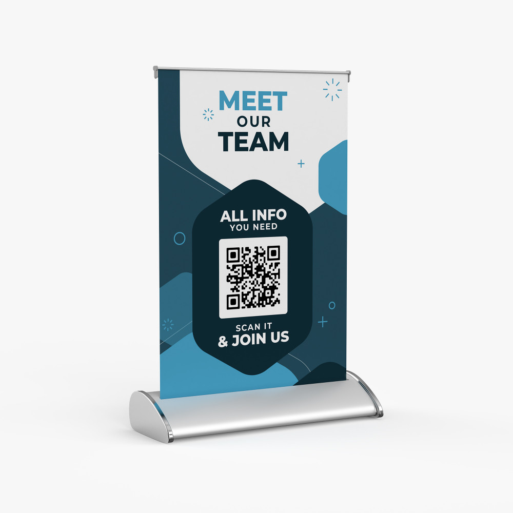Table Top Retractable Banner Stand