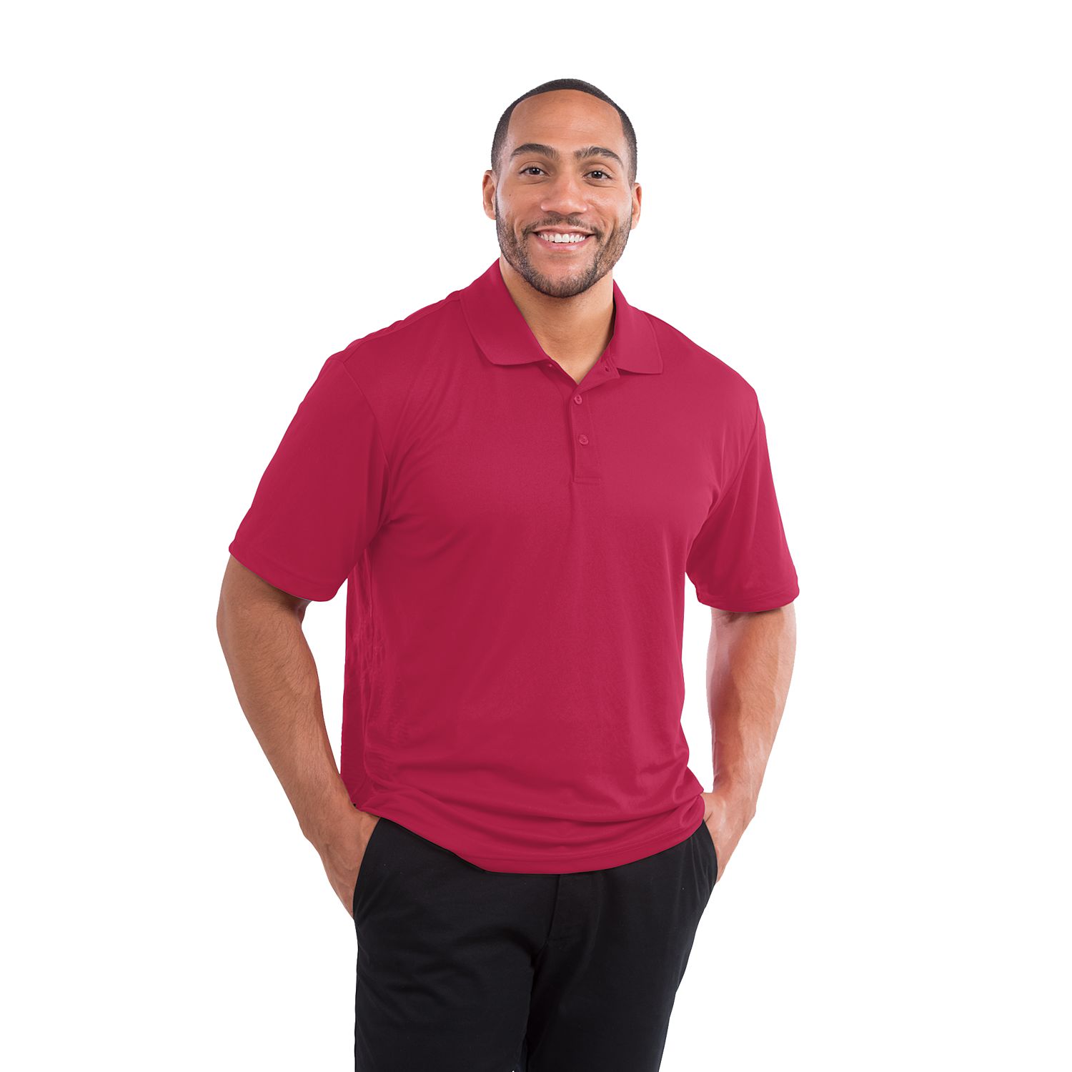 Men's MORENO Short Sleeve Performance Polo 1