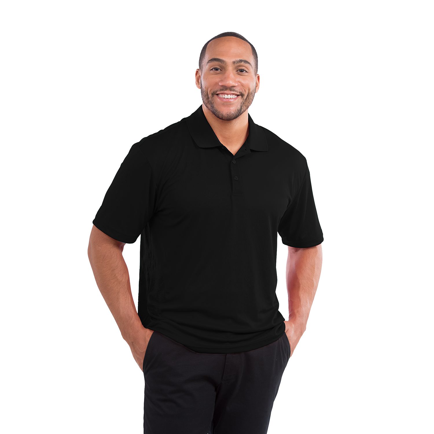 Men's MORENO Short Sleeve Performance Polo 23