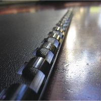 Comb Bound Book - Black And White