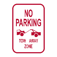 No Parking Sign