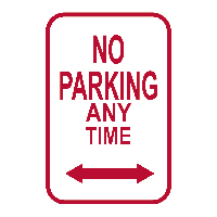 No Parking Sign H