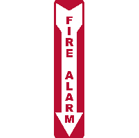 Fire Alarm Arrow Sign