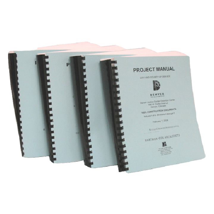 Spec Book/Project Manual Printing
