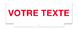 Ajout Votre Texte 32x12
