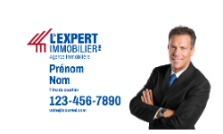 Carte d'affaire Modèle Blanc