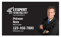 Carte d'affaire Modèle Noir