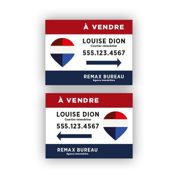 Directionnelles 24x18 LA COLLECTION RE/MAX