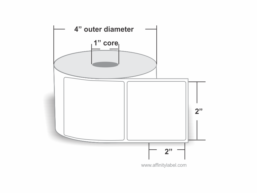 2 x 2" (Desktop Printers)