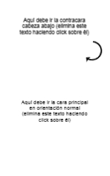 21 x 17 cm cada Cara