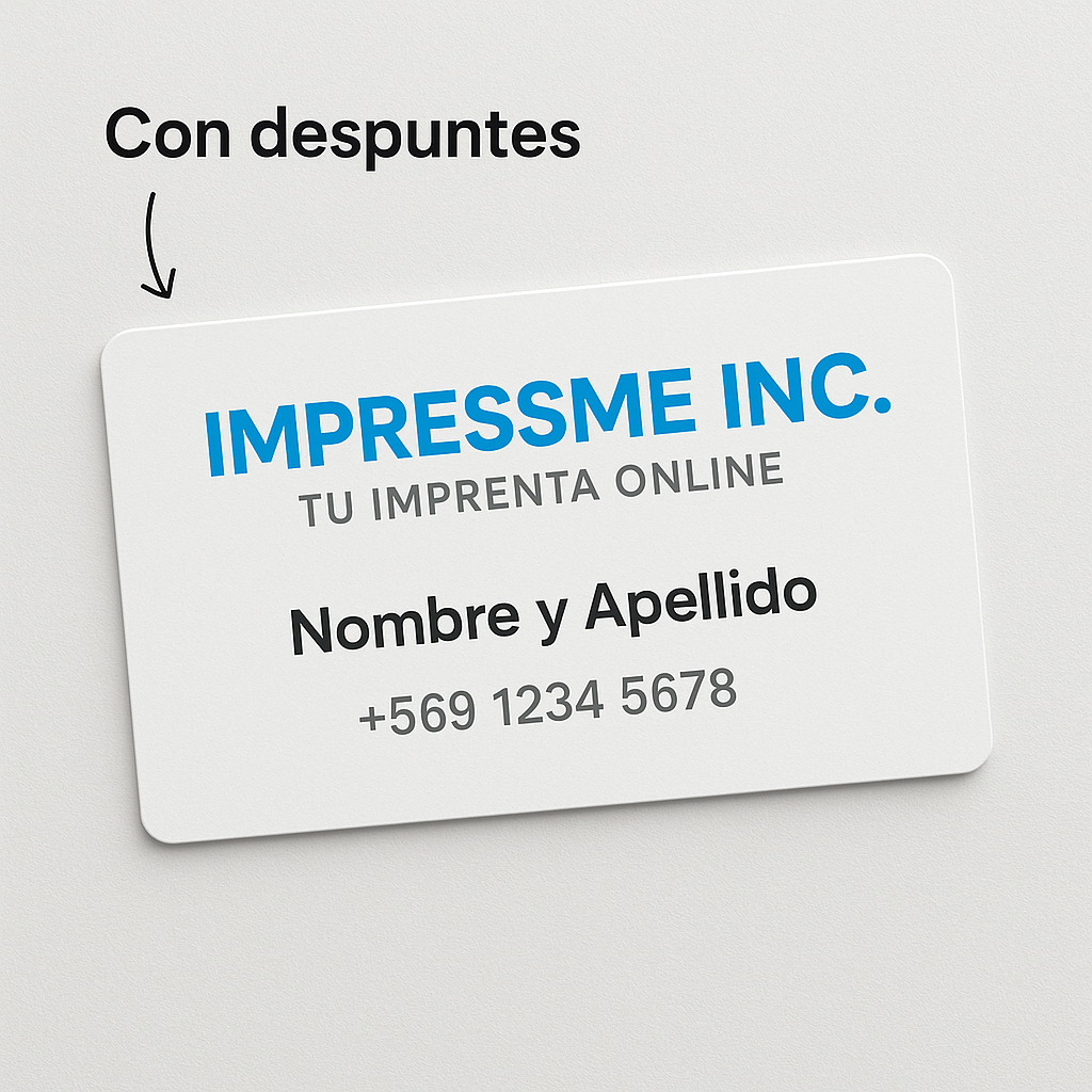 Tarjetas de presentación y visita personalizadas impresas envío todo Chile