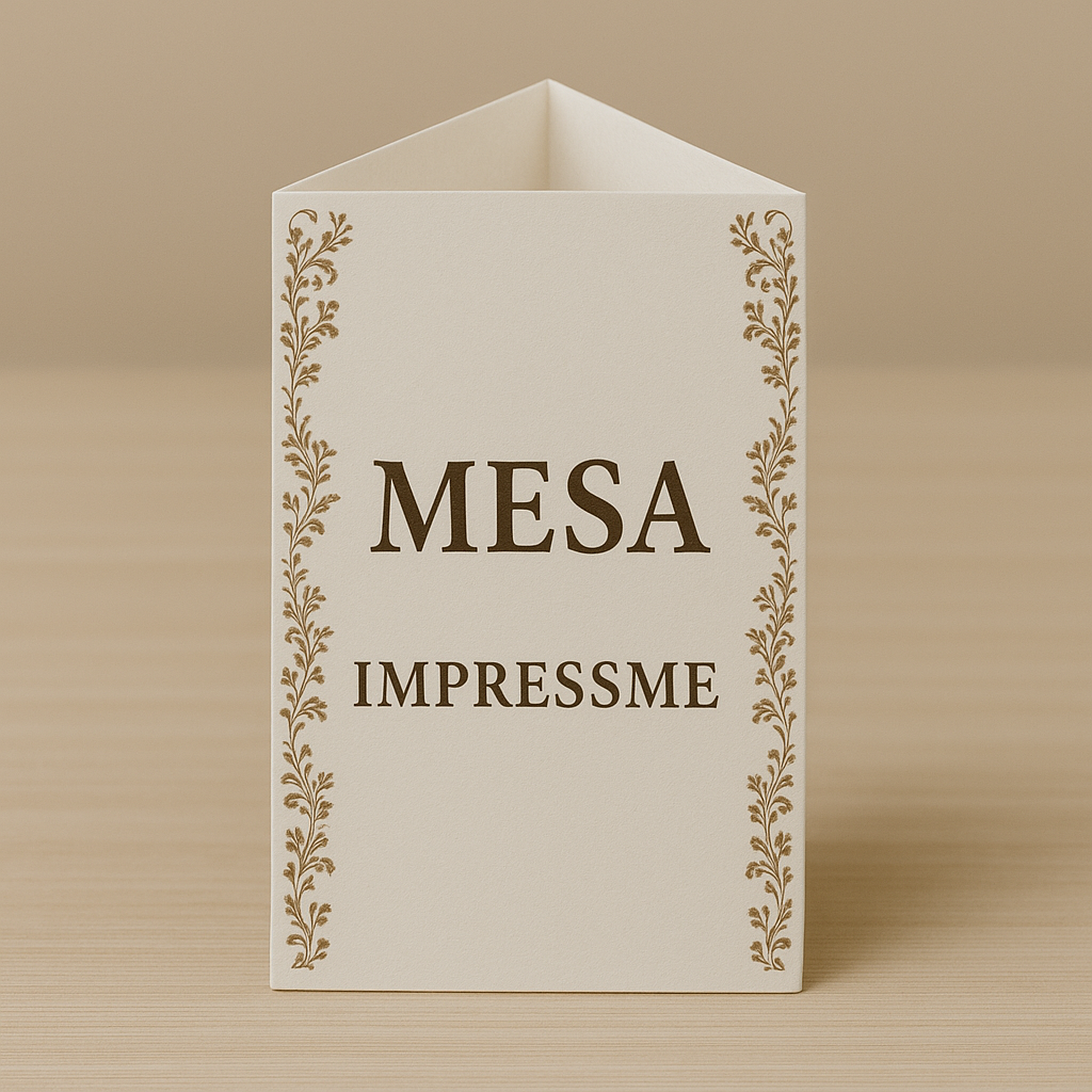 Tótems de mesa impresos en papel couché envío a todo Chile