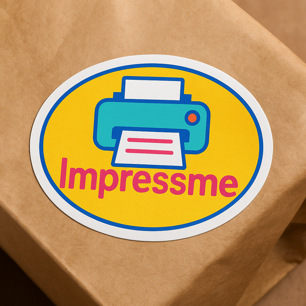 Impresión de Stickers Ovalados