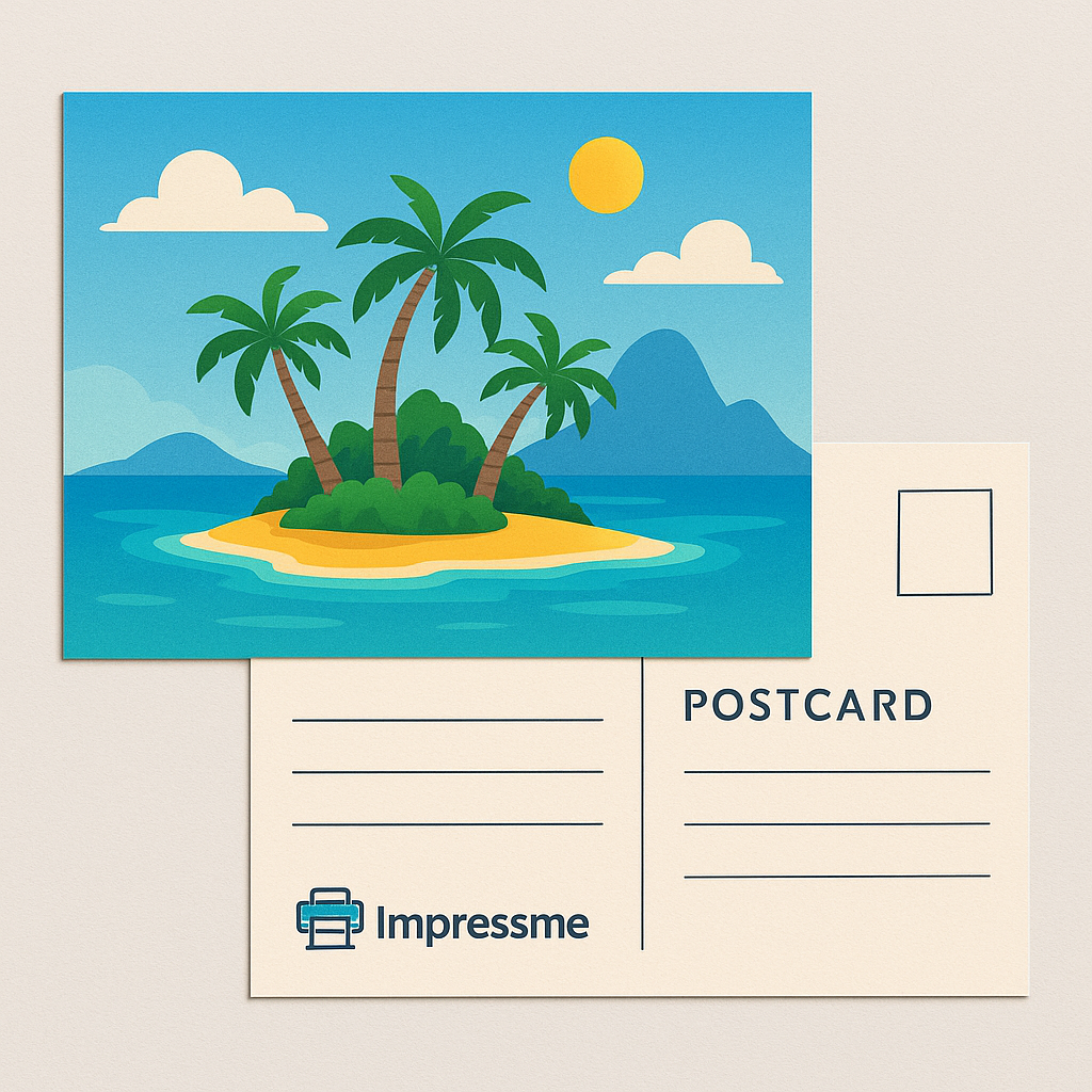 Postales impresas personalizados envío a todo Chile