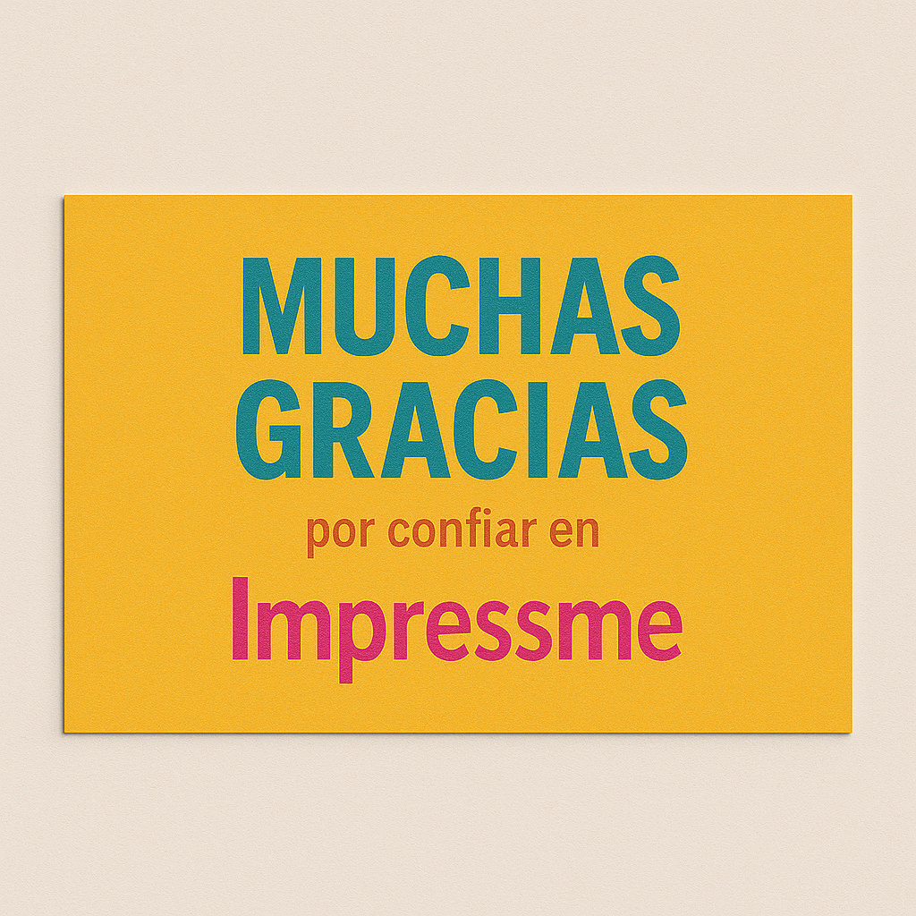Tarjetas de Agradecimiento
