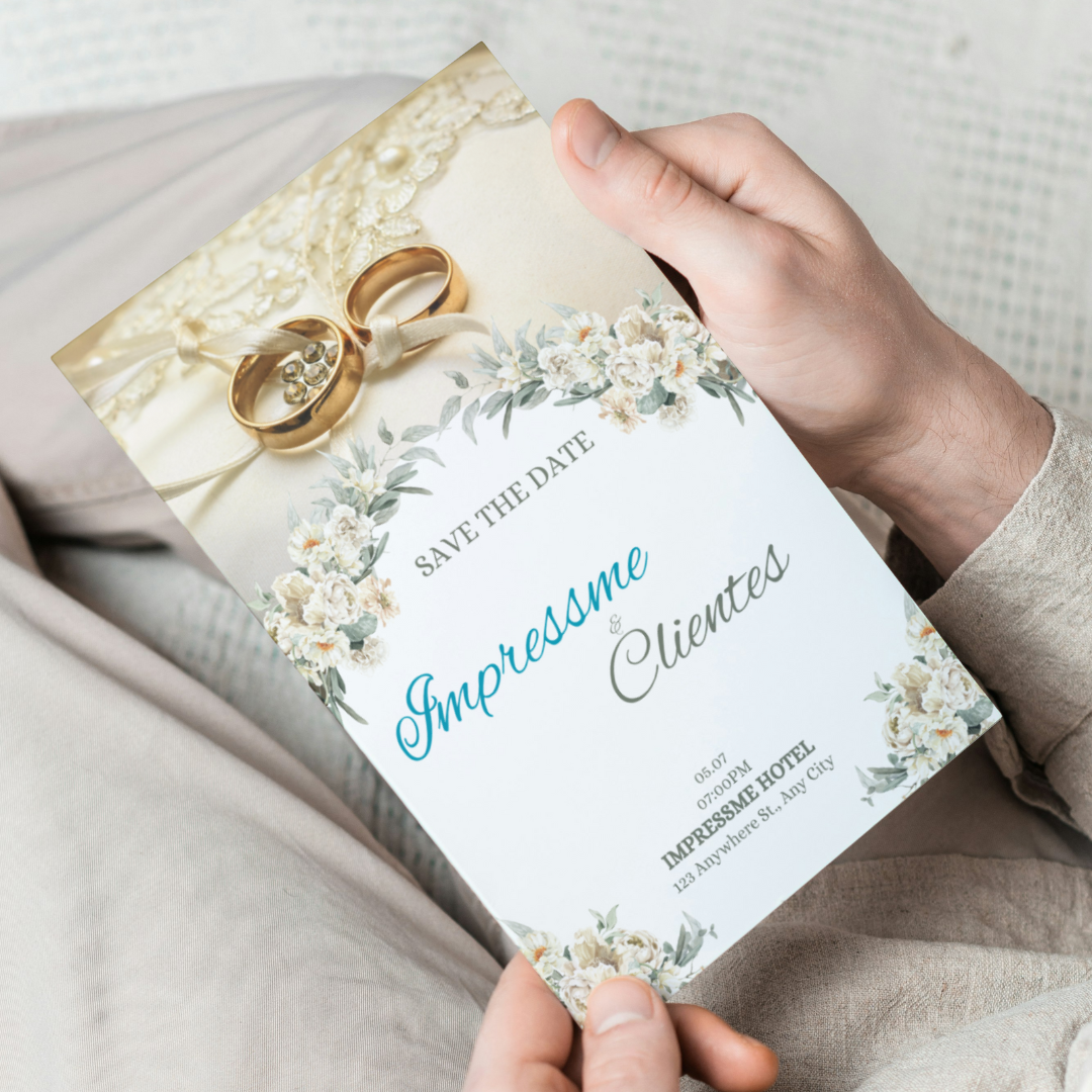 Partes de matrimonio personalizados impresos envío a todo Chile