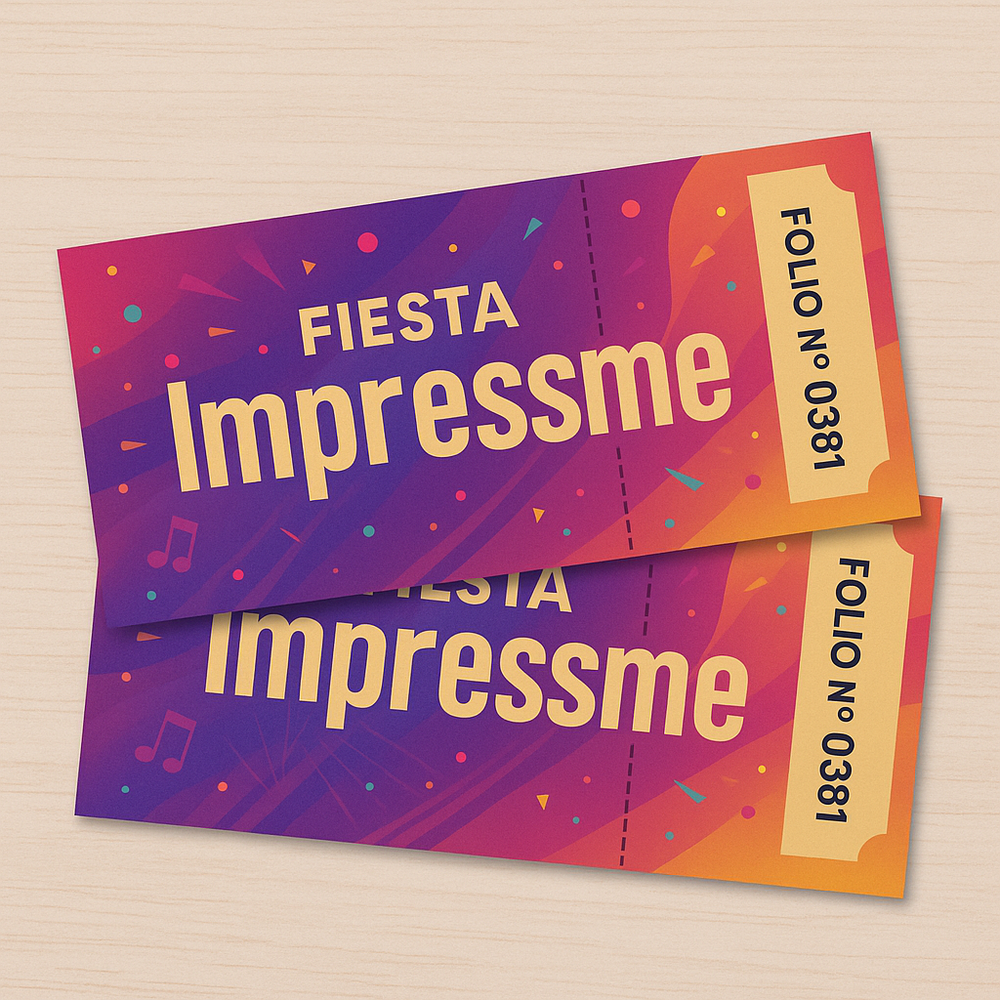 Impresión de Entradas y Tickets