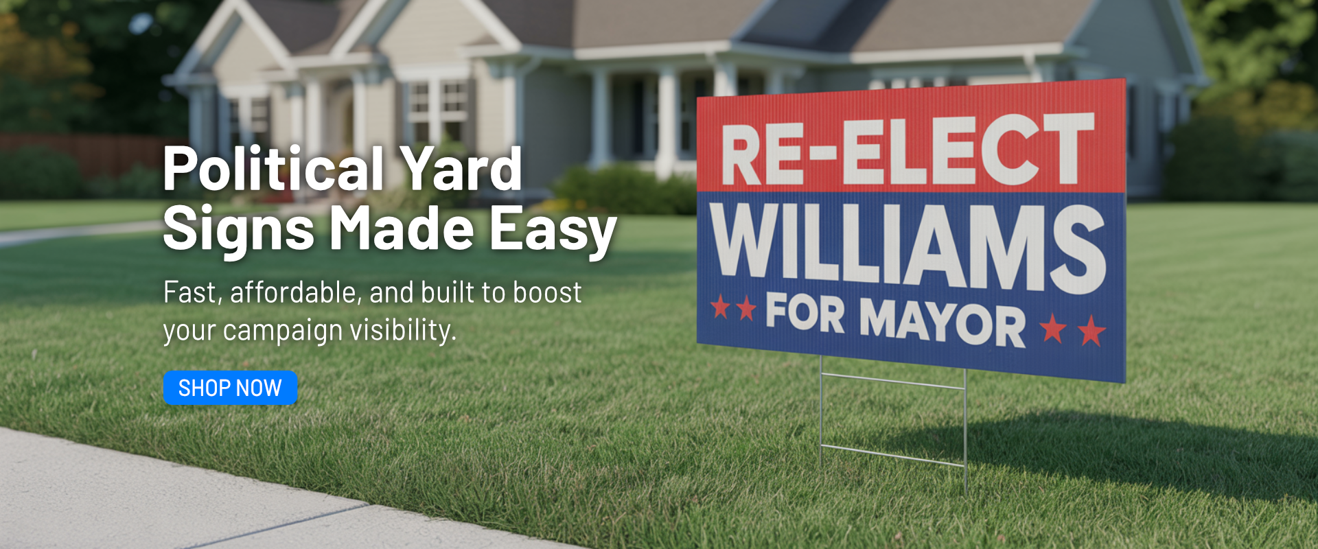 Political Yard Sign Hero Image