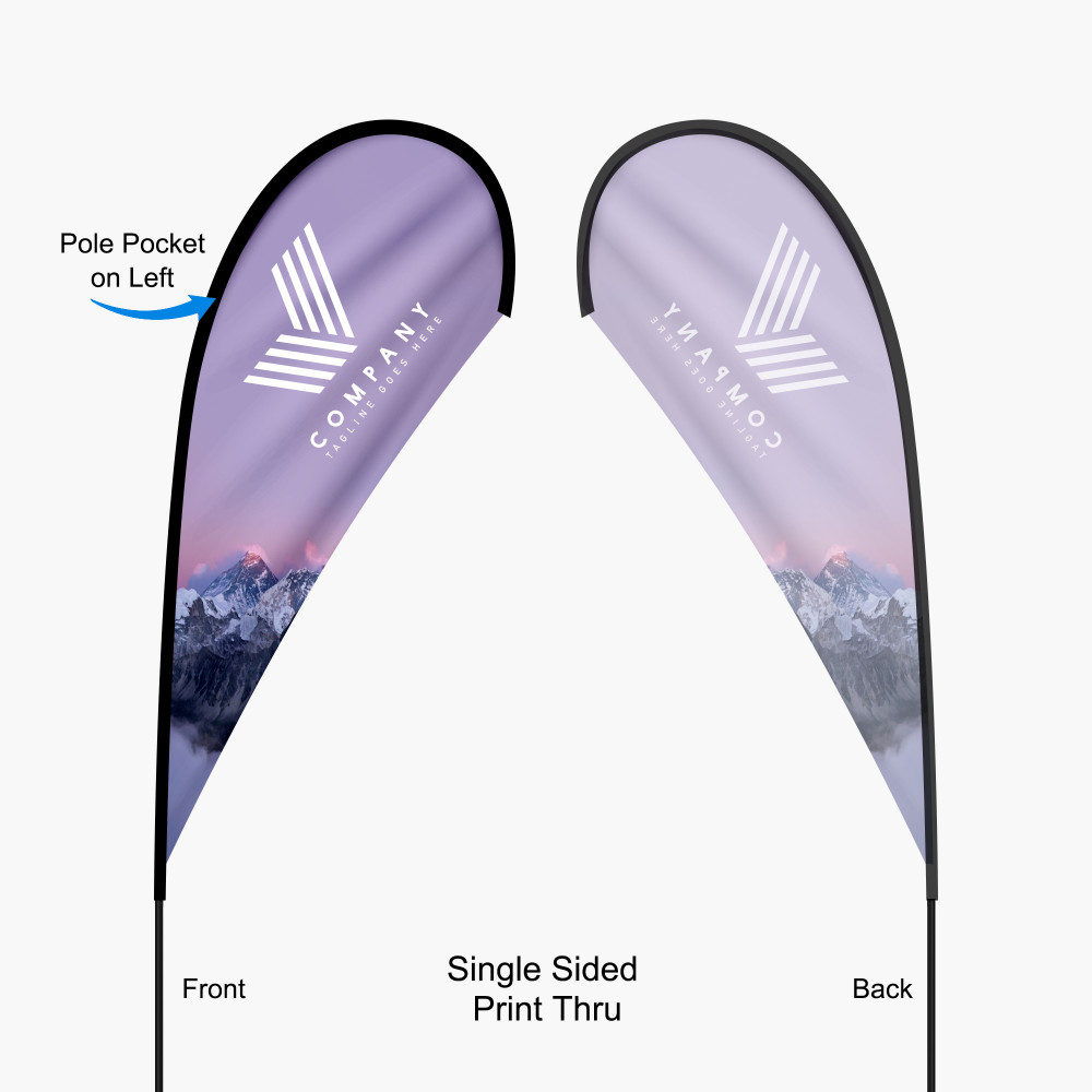 Teardrop Feather Flags 2