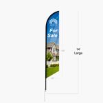 Angled Feather Flags 1