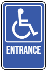 Accessible Entrance Sign 1