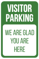 Visitor Parking Sign