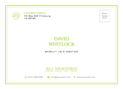 Announcement Envelope Design 5 A6 6.5"x4.75"