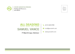 Announcement Envelope Design 4 A7 7.25"x5.25"