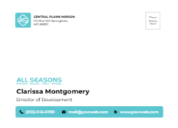 Announcement Envelope Design 2 A7 7.25"x5.25"