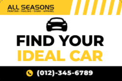 Car Dealer Magnets 1 18"x12"