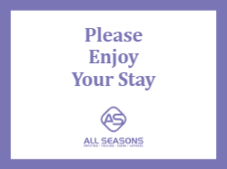 Please Enjoy Your Stay - Floor Graphic 24"x18"