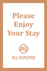 Please Enjoy Your Stay - Floor Graphic 24"X36"