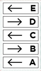 Multiple Arrow Barcode  1.75"x3"